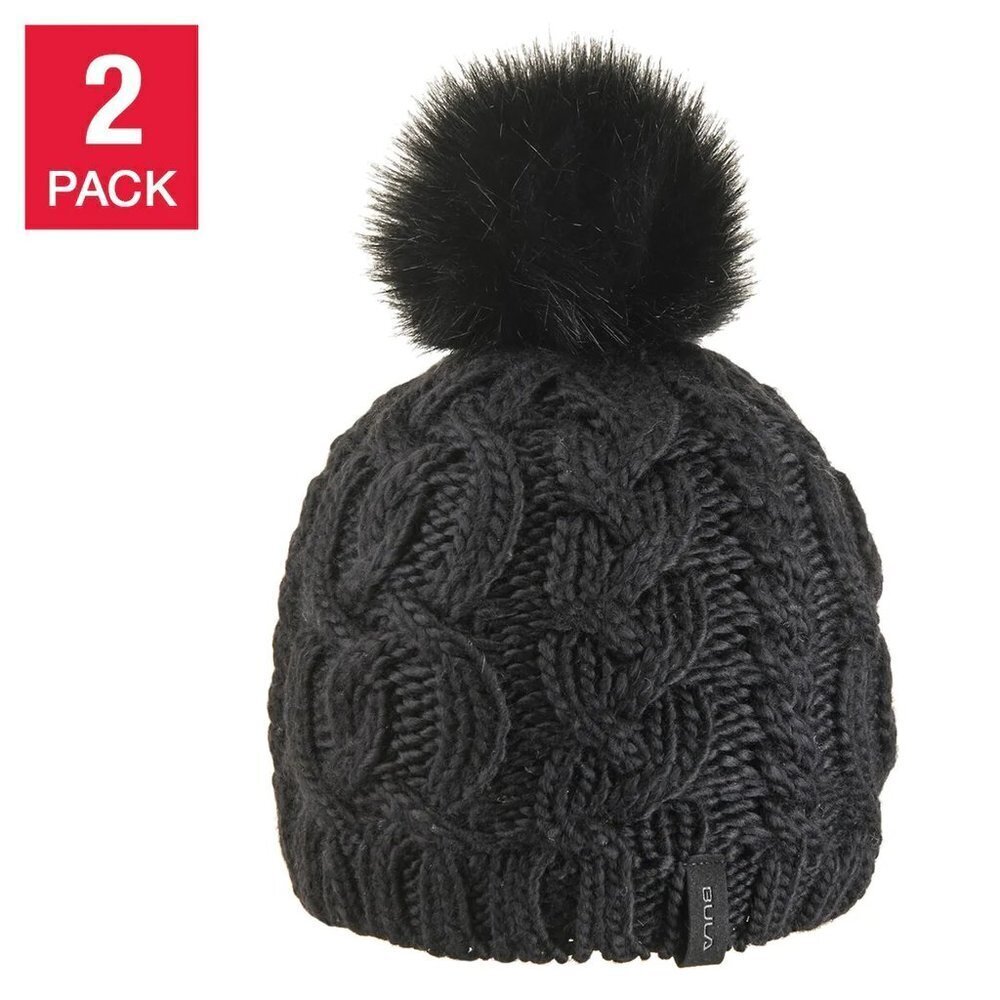 NEW Bula  Wool Blend Pom Beanies | 2 Pack